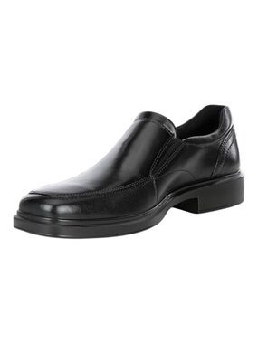 Ecco Classic Black Leather Helenski Loafer Slip-on Men's Size EU40 US 6-6.5